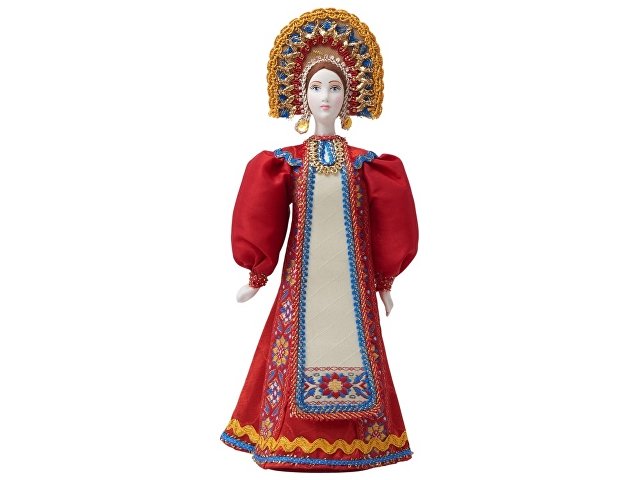 Подарочный набор: кукла фарфоровая, чай "Малина с мятой" thumbnail