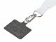 Ланъярд 2 см под сублимацию с трендовым карабином и большим держателем для телефона из ПЭ, серебристый