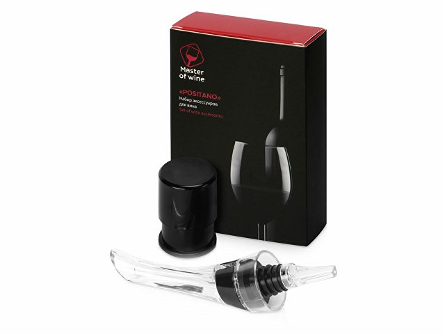 Набор для вина с аэратором и вакуумной пробкой «Positano» thumbnail