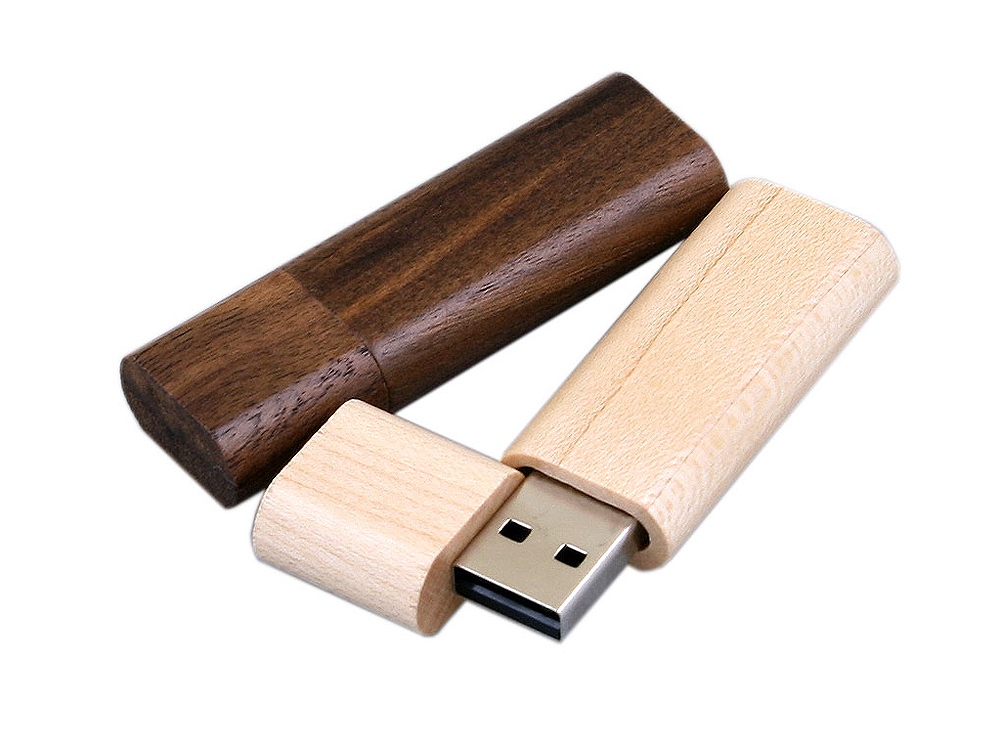 USB 2.0- флешка на 32 Гб эргономичной прямоугольной формы с округленными краями