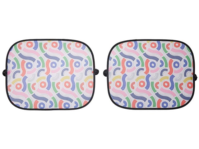 Комплект из 2-х автомобильных солнцезащитных экранов с возможностью полноцветной печати thumbnail