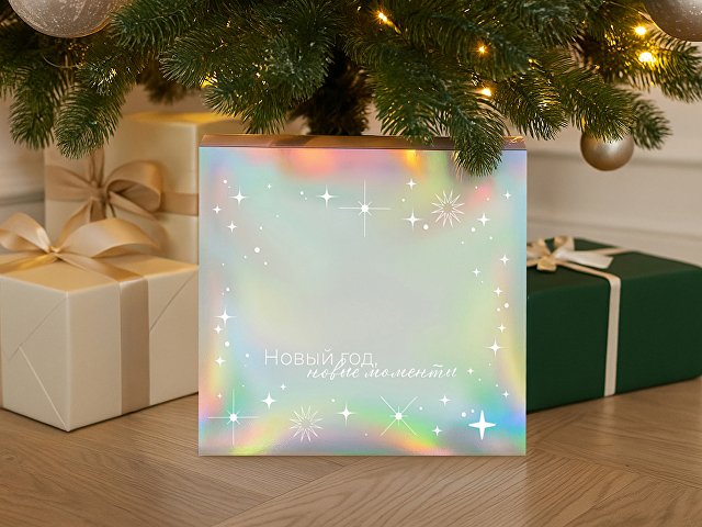 Подарочная коробка с голографическим шубером «Aurora», L thumbnail