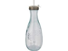 Бутылка с соломинкой «Polpa» из переработанного стекла (арт. 11325401), фото 6