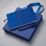 Набор блокнот в гибкой обложке А5 и металлическая шариковая ручка "Nabokov", синий