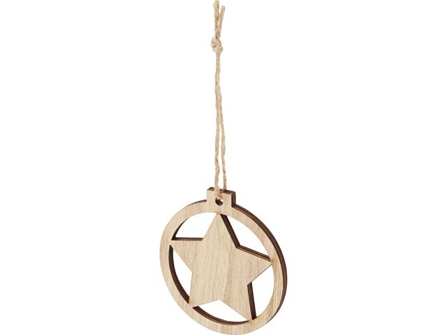 Деревянная подвеска «Natall» в форме звезды thumbnail