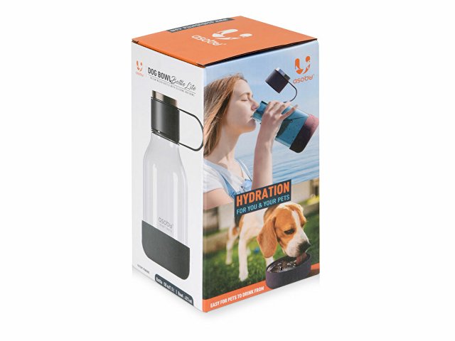 Бутылка для воды 2-в-1 «Dog Bowl Bottle» со съемной миской для питомцев, 1500 мл thumbnail