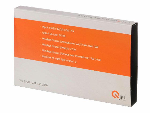 Беспроводная зарядная станция 3-в-1 «MajestIQ», 15 Вт thumbnail