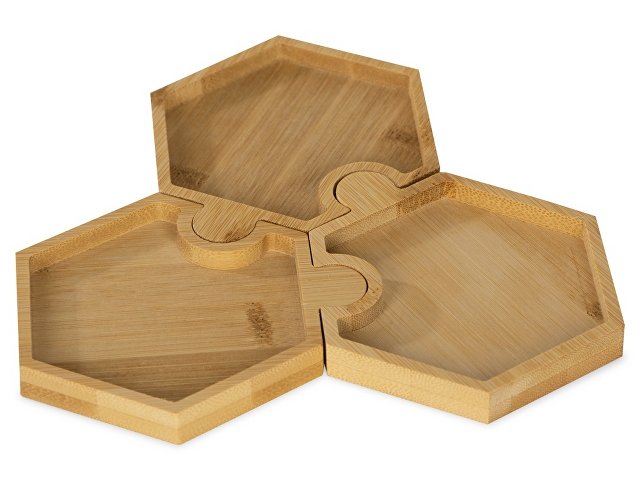 Набор костеров-менажниц в форме пазла «Sota» thumbnail