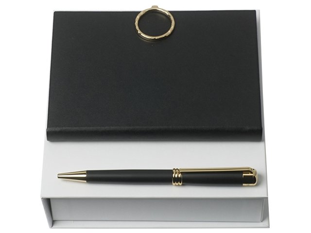 Подарочный набор Boucle Noir: ручка шариковая, блокнот А6 (арт. RPBM829A)