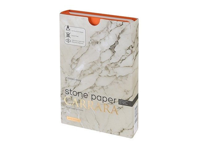 Ежедневник с каменной бумагой недатированный А5 «Carrara» thumbnail