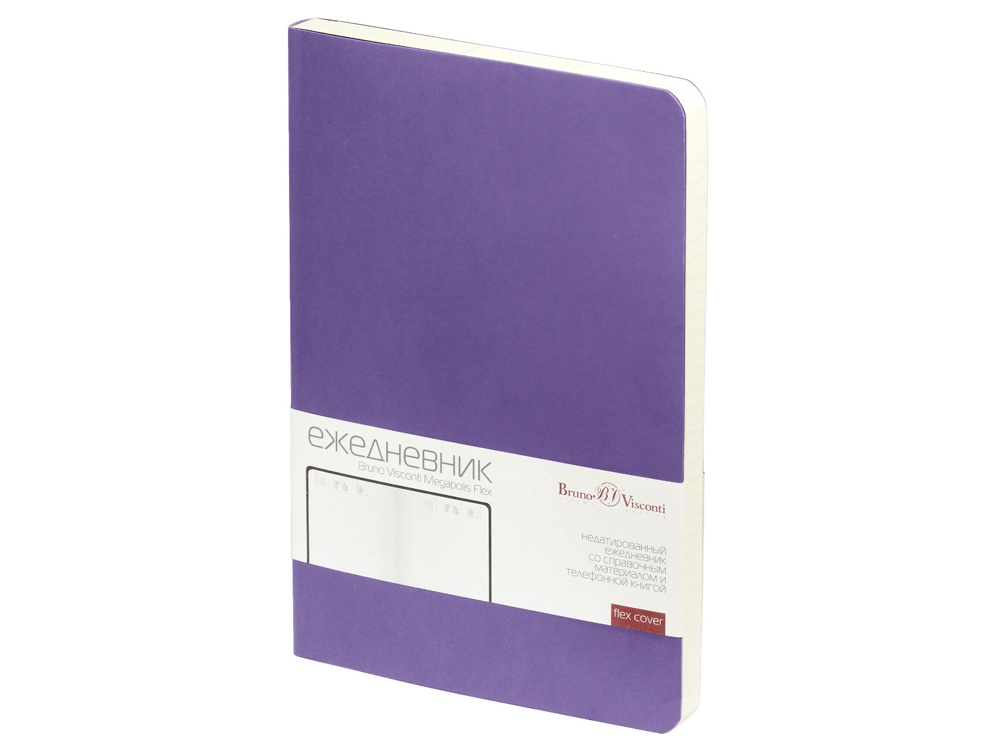 Ежедневник недатированный А5 «Megapolis Velvet Flex»