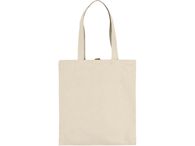 Cумка «Clip» из хлопка 340 г/м2 с застежкой из экокожи