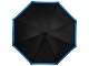 Зонт-трость Kris 23" полуавтомат, черный/синий