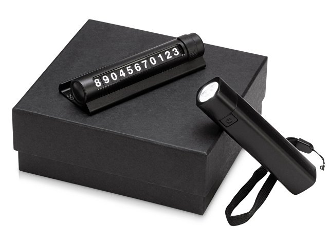 Подарочный набор с фонариком и парковочной табличкой «Blackster» thumbnail