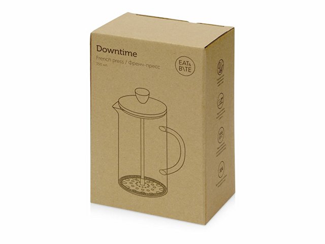 Френч-пресс с деревянной крышкой «Downtime» thumbnail