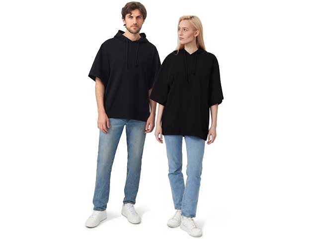 Худи оверсайз с коротким рукавом «Warsaw» унисекс