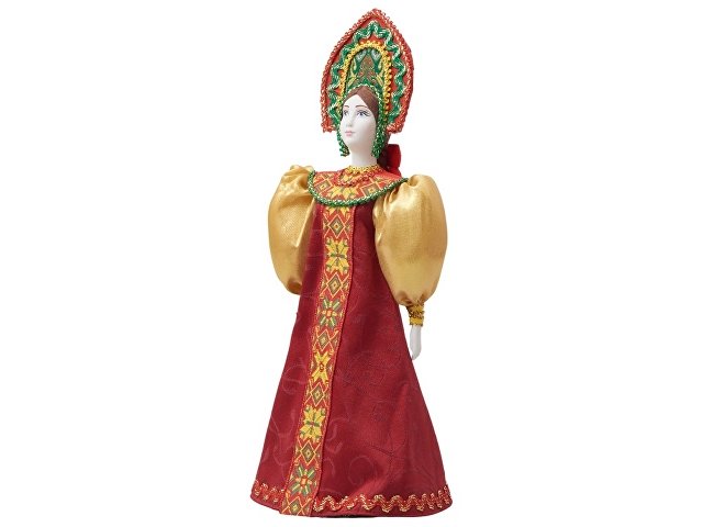 Подарочный набор: кукла фарфоровая, мёд с гецким орехом thumbnail