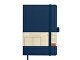 Блокнот А5  "City Flex" на резинке, синий (Р)