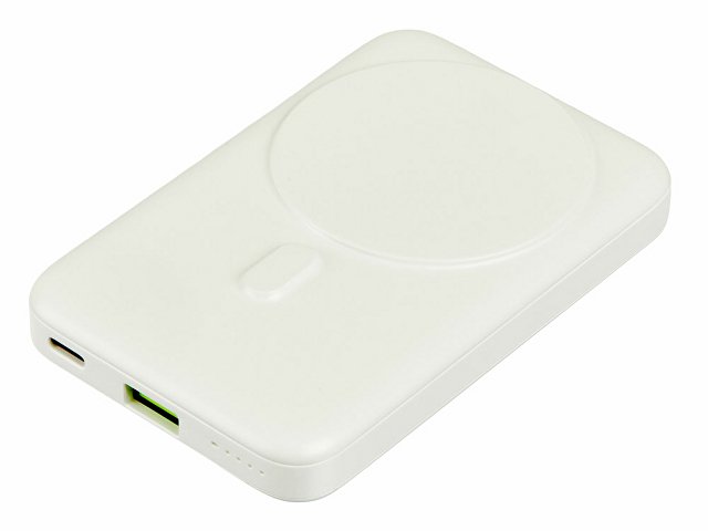 Магнитный внешний беспроводной аккумулятор «GenerIQ»,QC/PD, 10000 мАч thumbnail