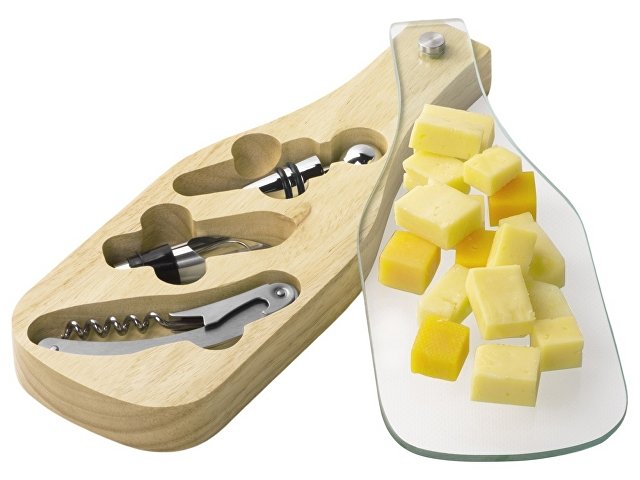 Набор аксессуаров для вина со стеклянной крышкой «Pinotage» thumbnail