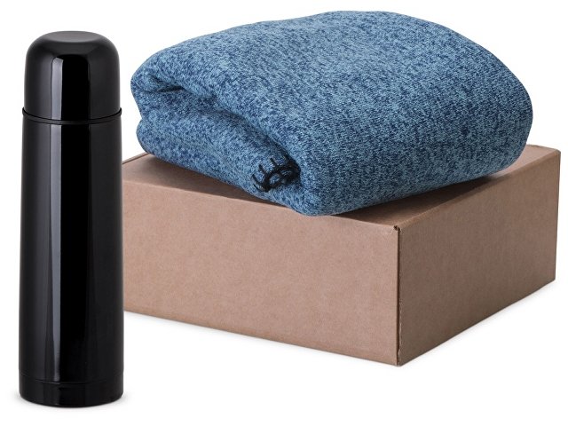 Подарочный набор «Calmy» с термосом и пледом thumbnail