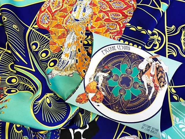 Платок «Русские сезоны. Леон Бакст» thumbnail