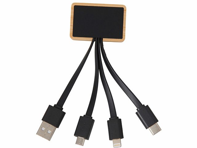 Кабель 3-в-1 с подсветкой лого «Reedia S6»