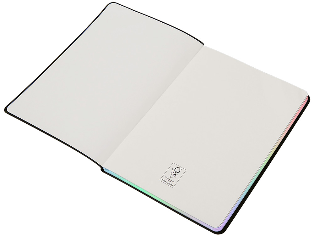 Блокнот А5 в гибкой обложке «Fellini» с голографическим срезом фото 3 Блокнот А5 в гибкой обложке «Fellini» с голографическим срезом фото 3