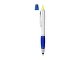 Ручка-стилус "Nash" с маркером, синий классический/серебристый