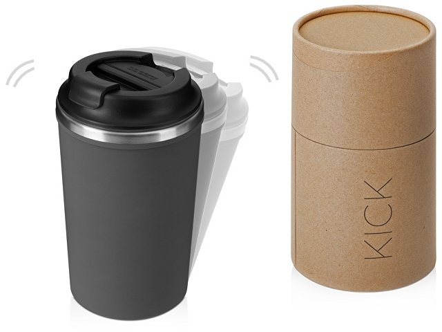 Герметичная термокружка на присоске «Kick», 350 мл