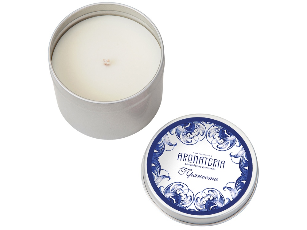 Набор: платок Гжель и свеча Птица счастья