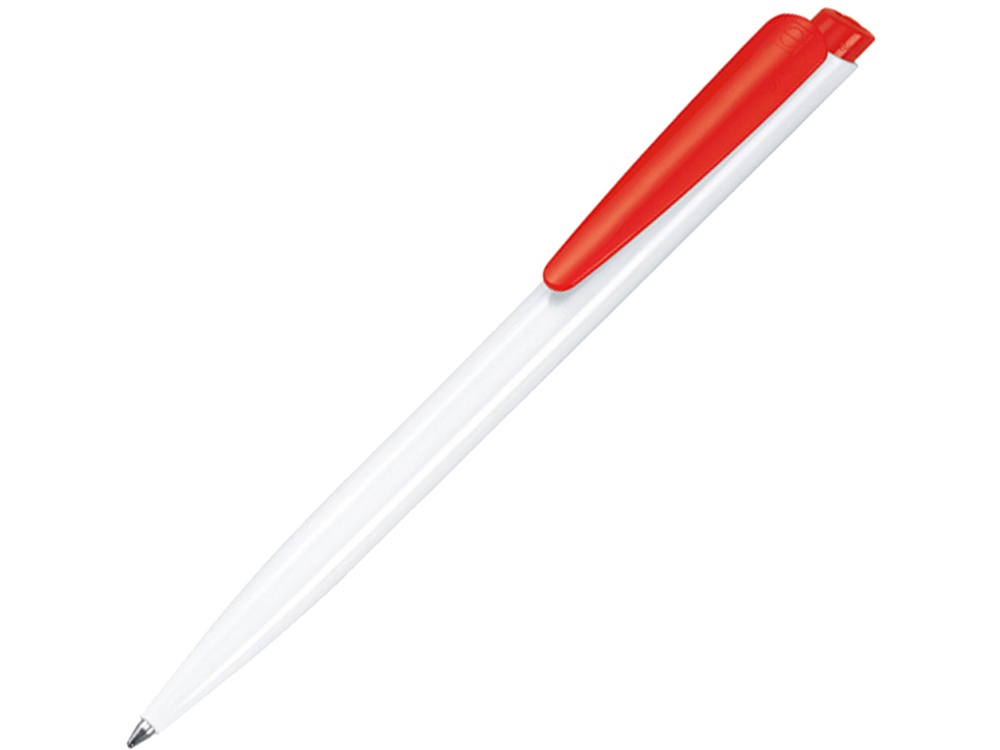 Ручка шариковая Senator Dart Basic Polished, белый/красный