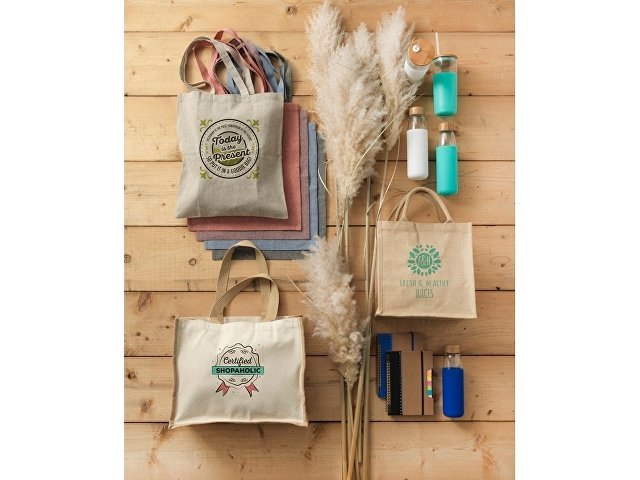 Сумка подарочная «Hindy» из джута thumbnail