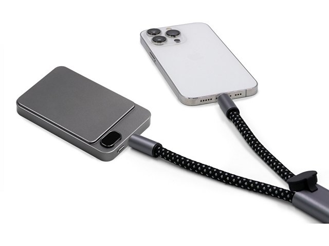 Ремешок-держатель для телефона с зарядным кабелем USB-C - USB-C «Lany Wristband Charge Eco» thumbnail