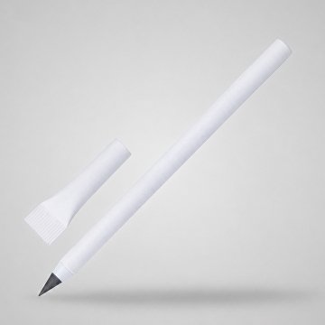 Вечный карандаш из переработанной бумаги "Recycled pencil", белый (Р)
