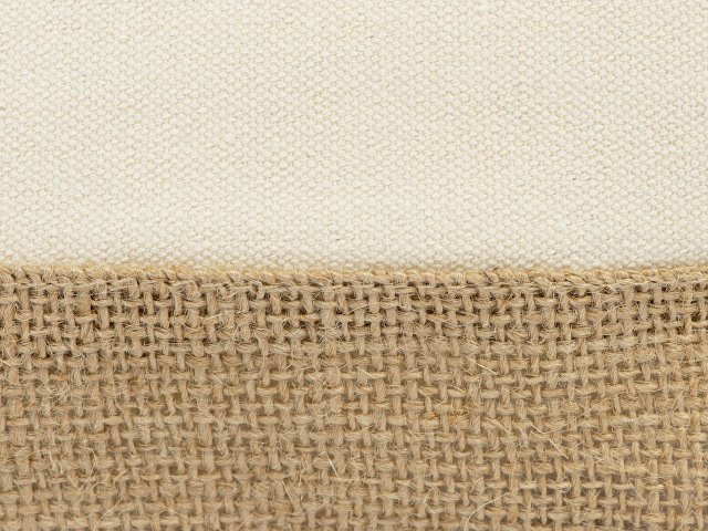 Косметичка «Jute» с ручкой из хлопка и джута