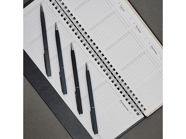 Ручка металлическая шариковая «Palermo», софт-тач thumbnail