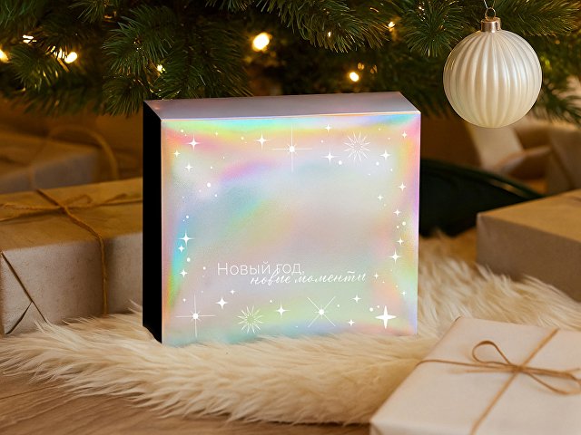 Подарочная коробка с голографическим шубером «Aurora», L thumbnail