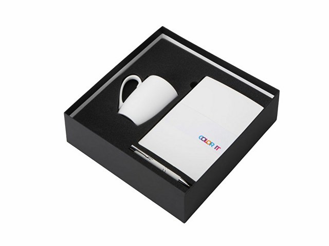 Подарочный набор «COLOR IT» с блокнотом, металлической ручкой и кружкой