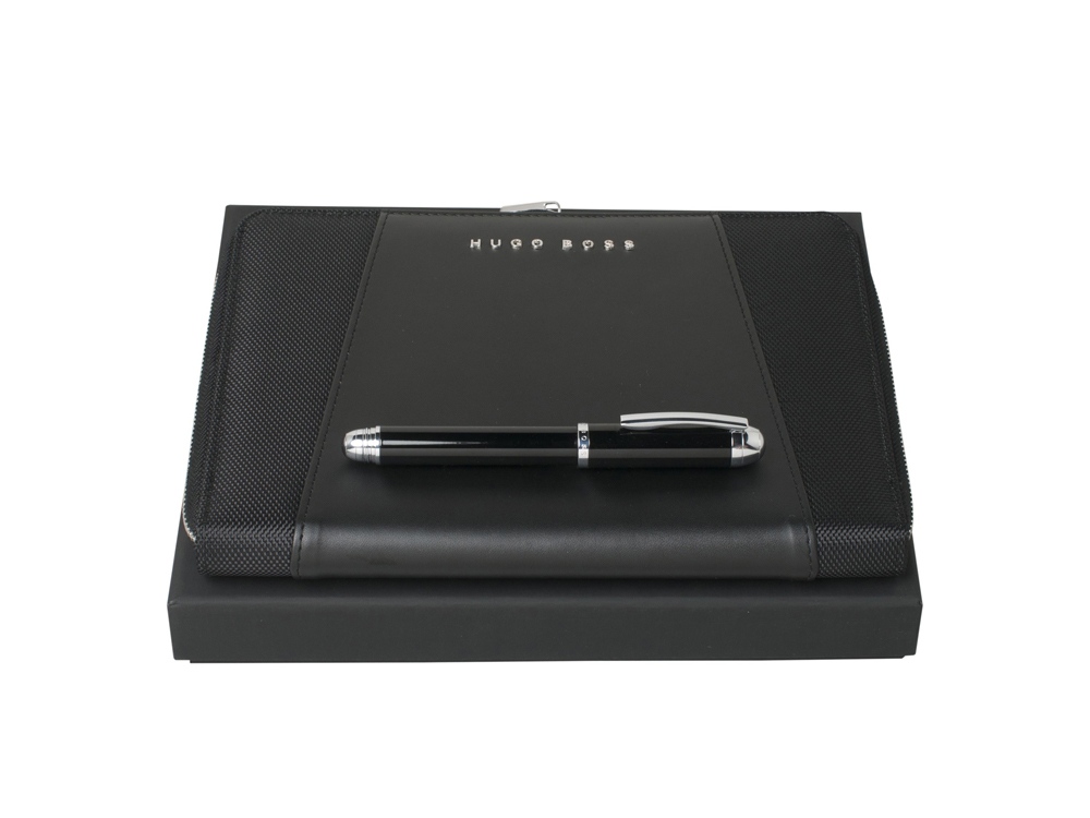 Подарочный набор: ручка-роллер, блокнот А5. Hugo Boss
