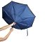 Зонт Lima 23" с обратным сложением, черный/темно-синий