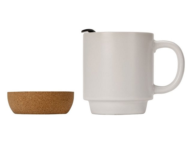 Кружка с пробковым дном и крышкой «Denpasar» thumbnail