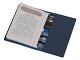 Обложка для паспорта с RFID защитой отделений для пластиковых карт "Favor", синяя