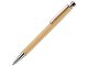 Ручка шариковая деревянная "CALIBRA S", черный, 1мм, светло-коричневый
