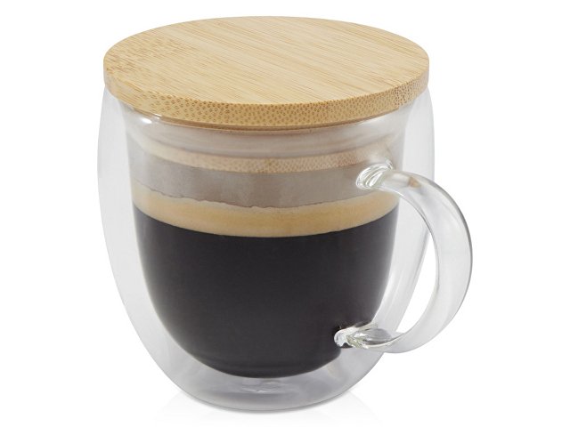 Кружка с бамбуковой крышкой «Lenora» thumbnail