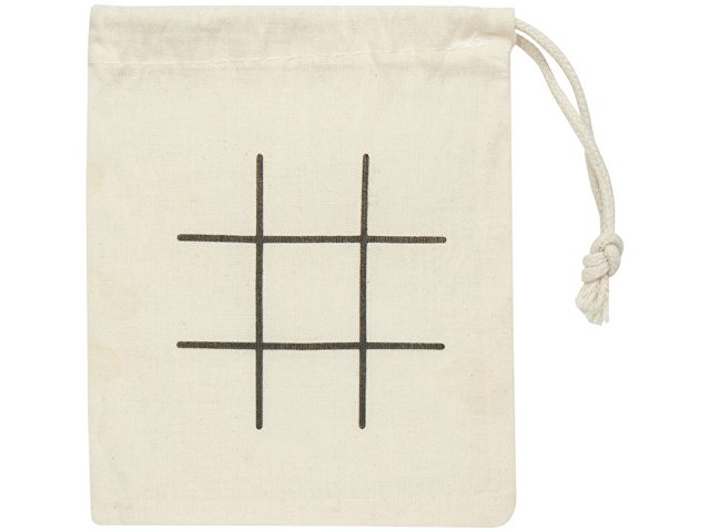 Деревянная игра в крестики-нолики в мешочке «Whorl»