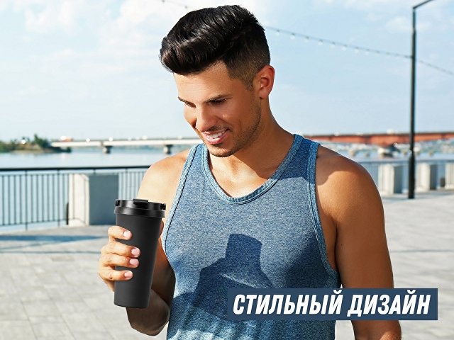 Вакуумная термокружка «Grant», soft-touch, тубус thumbnail