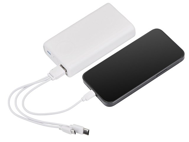 Внешний беспроводной аккумулятор 2-в-1 с функцией зарядки Apple Watch, QC/PD «AtomIQ», 10000 мАч