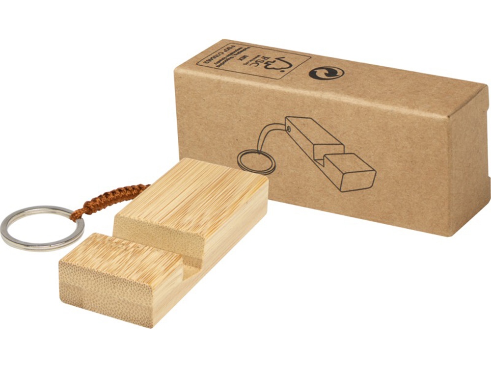 Брелок-держатель для телефона «Bosona» из бамбука Брелок-держатель для телефона «Bosona» из бамбука