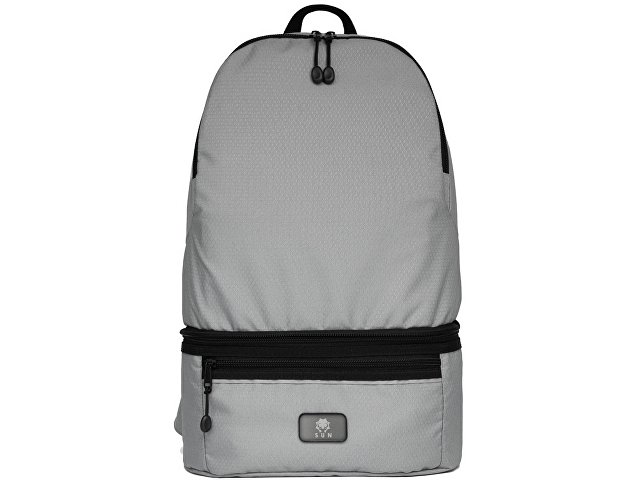 Рюкзак-трансформер 2-в-1 «Athletica» водостойкий с поясной сумкой из переработанного пластика  thumbnail